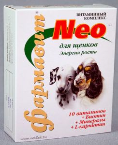 Кормовая добавка «витаминно-минеральный комплекс «фармавит neo»  для щенков «энергия роста»