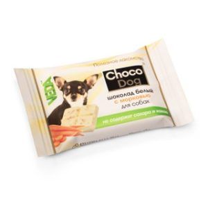 choco dog® шоколад белый с морковью